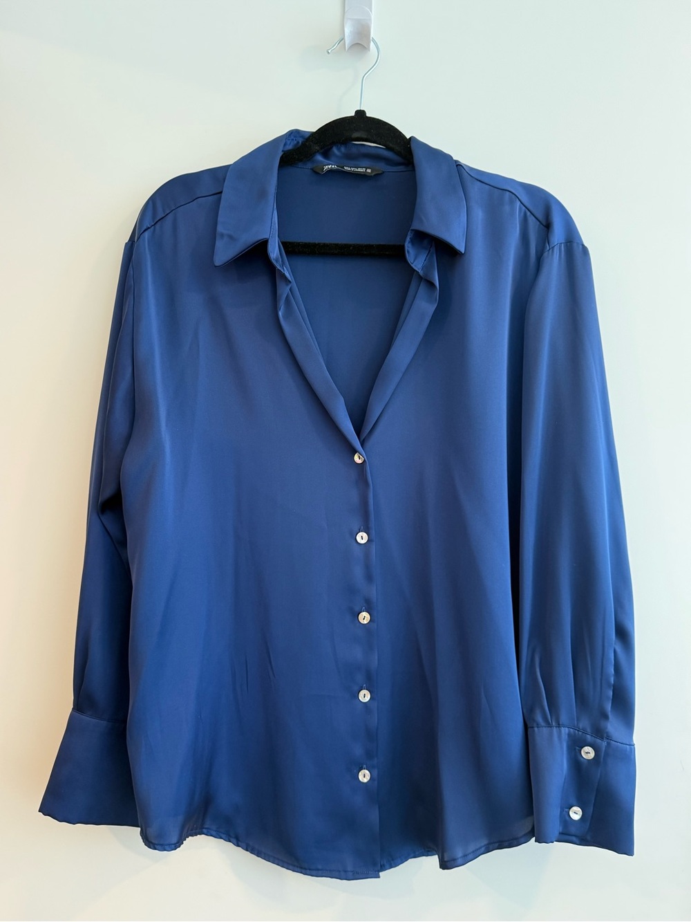 Zara Royal Blue Blouse